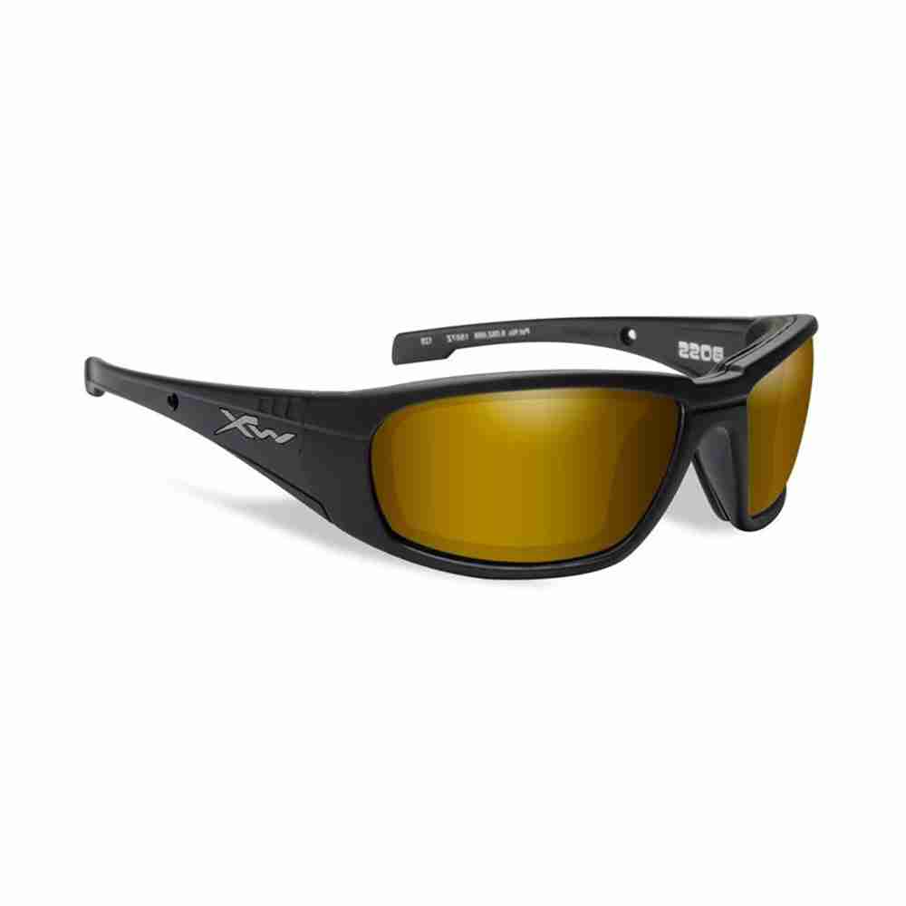 Boss Matte Black Polarized Gold Angle