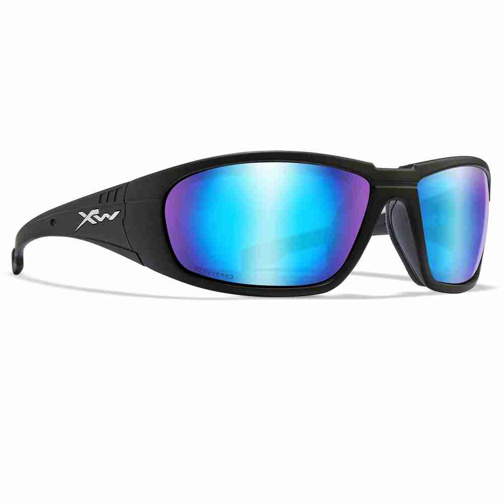 Boss Matte Black Polarized Mirror Blue