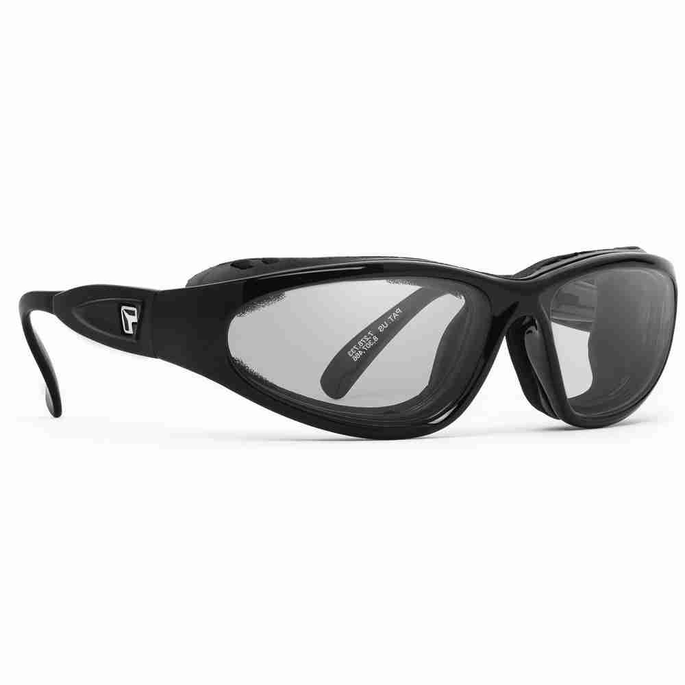 Cape Glossy Black Clear Angle