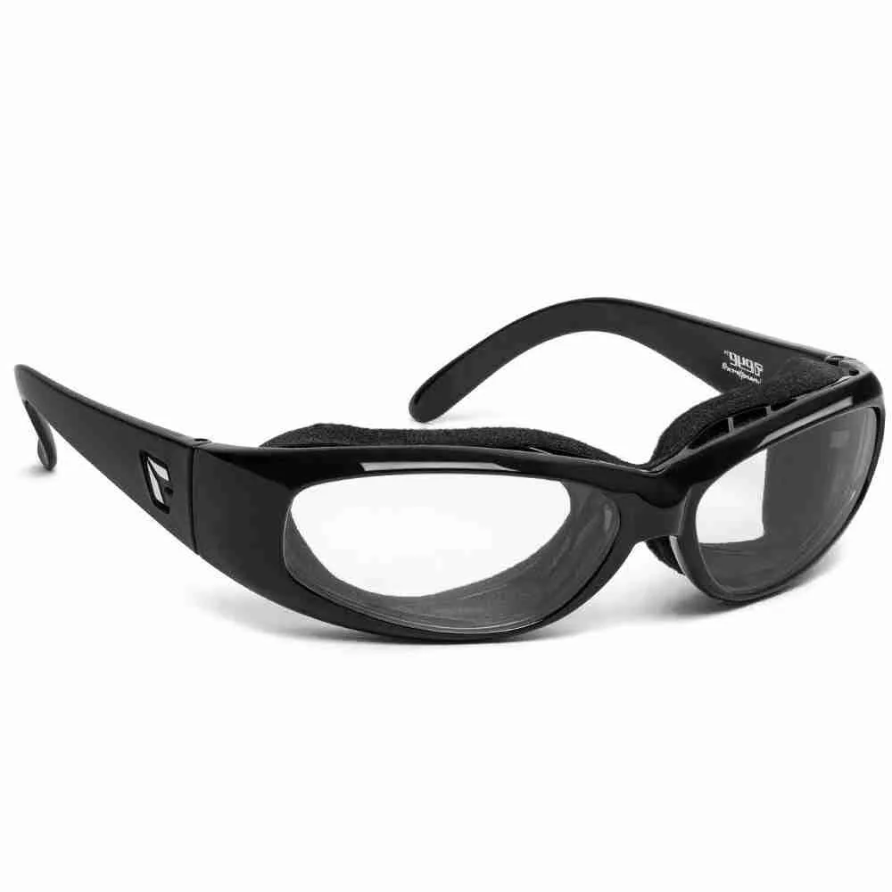 Chubasco Glossy Black Clear Angle
