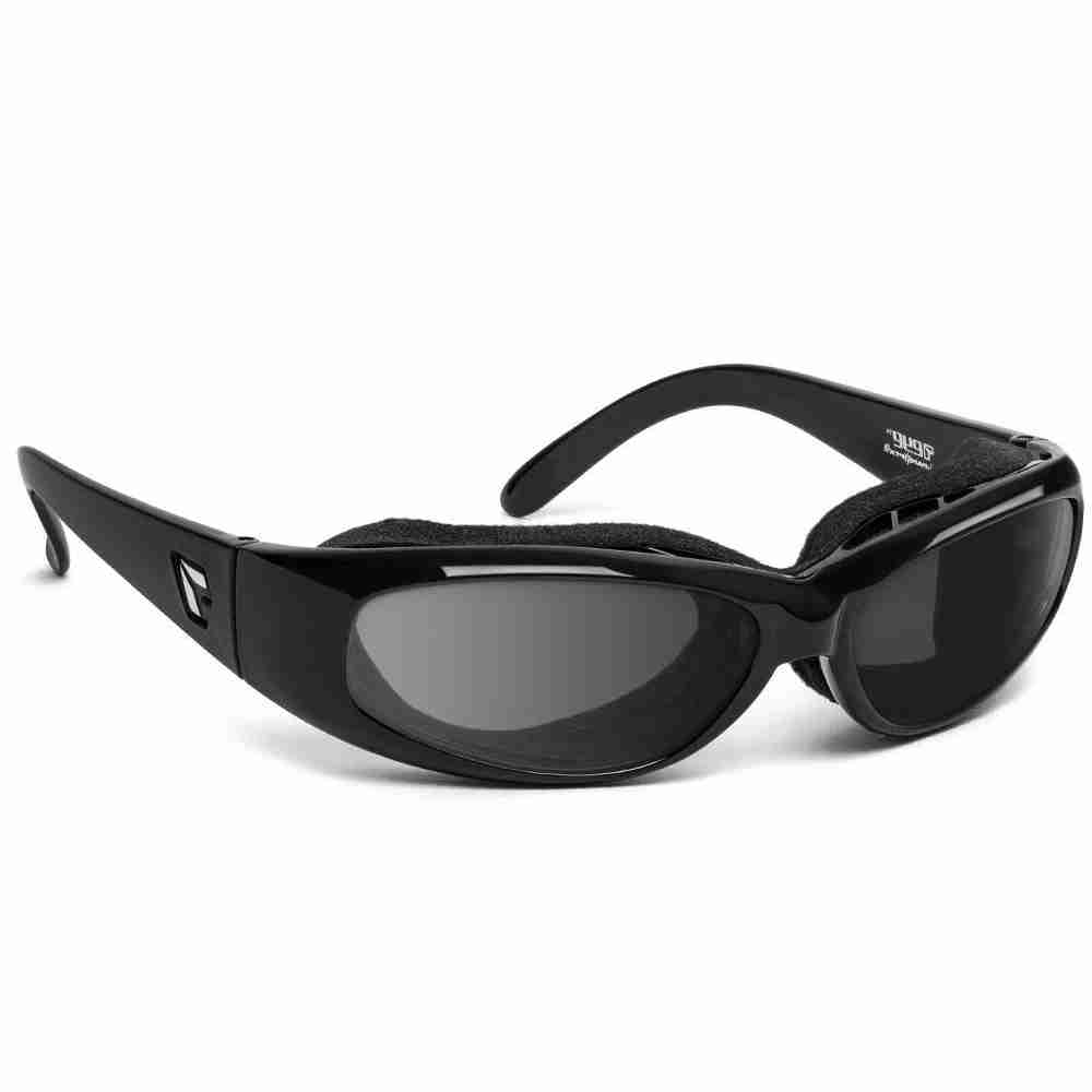 Chubasco Glossy Black Gray Angle