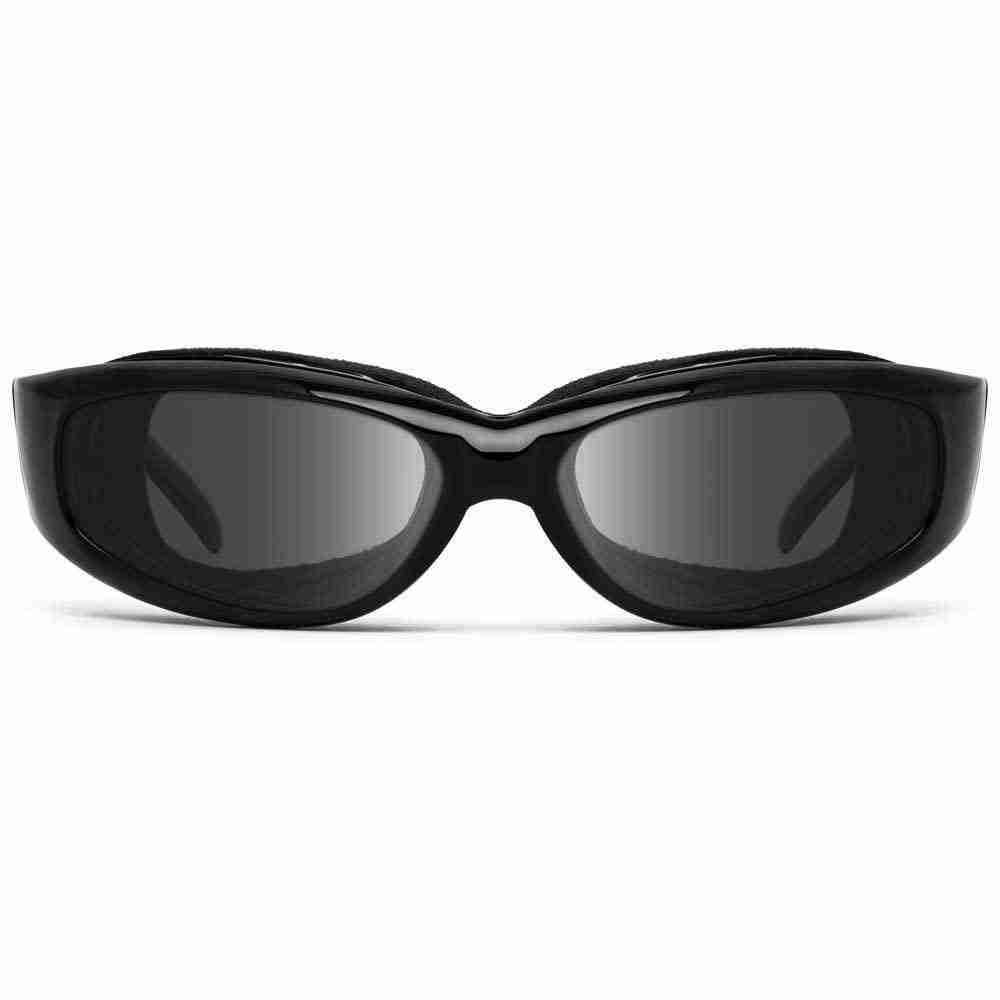 Chubasco Glossy Black Gray Front