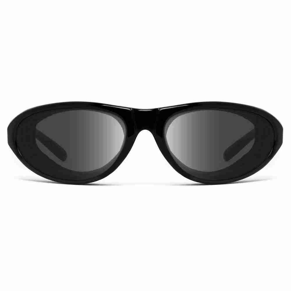 Cyclone Glossy Black Gray Front