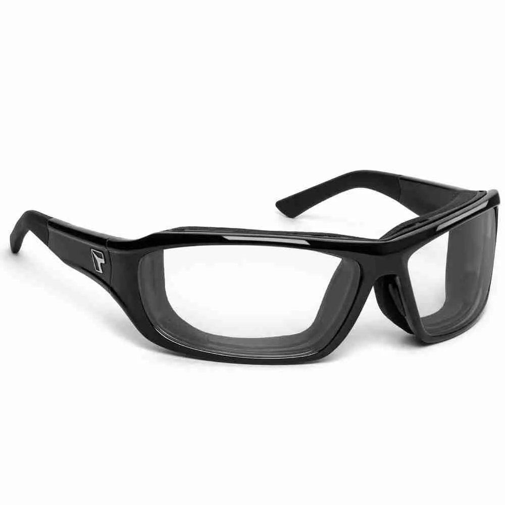 Derby Glossy Black Clear Angle