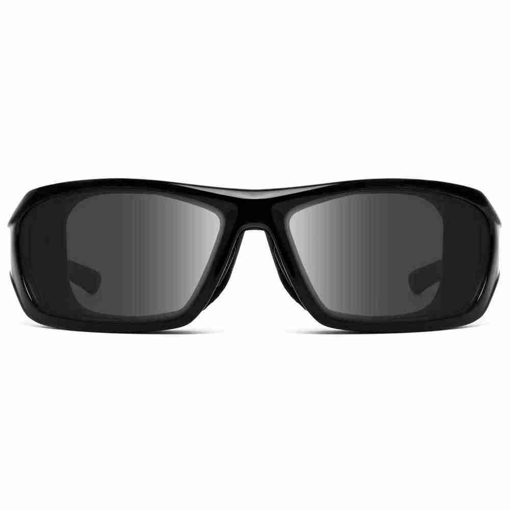 Derby Glossy Black Gray Front