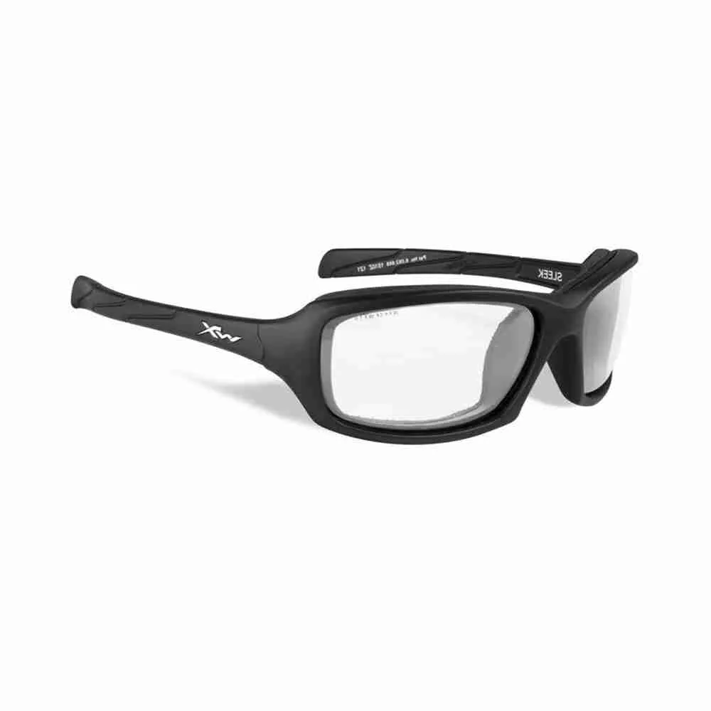 SLEEK CLEAR LENS MATTE BLACK FRAME