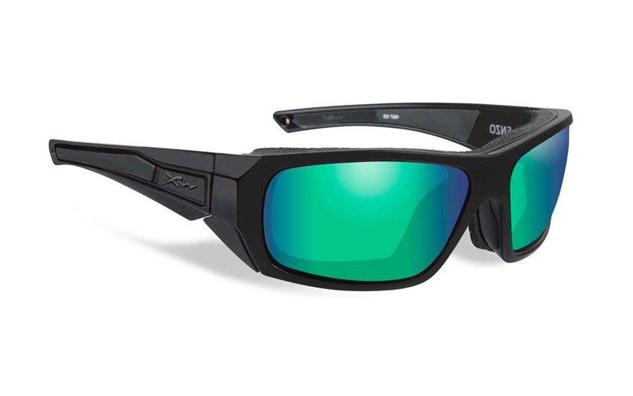 ENZO POL EMERALD MIRROR LENS MATTE BLACK FRAME