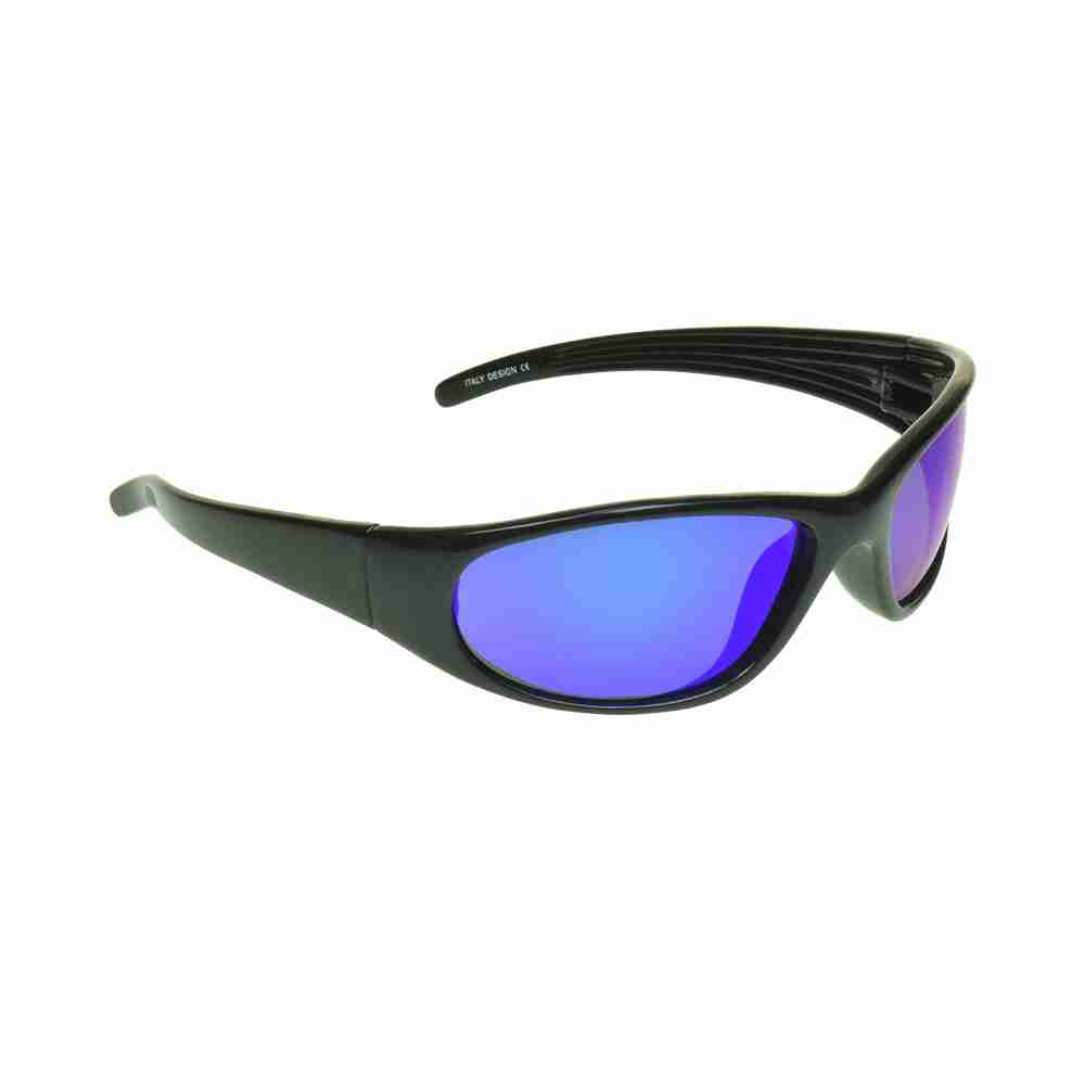 Aero Black Blue Mirror Angle