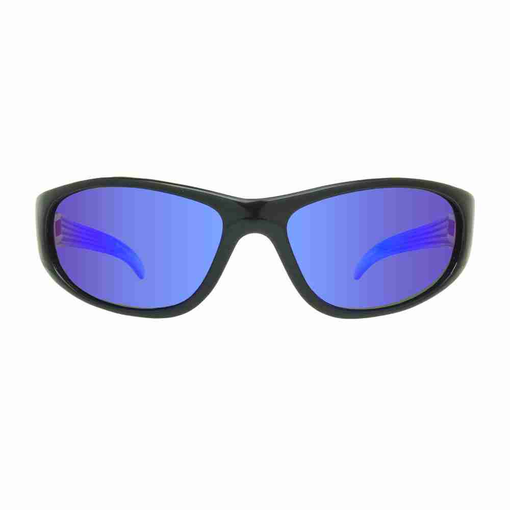 Aero Black Blue Mirror Front 1