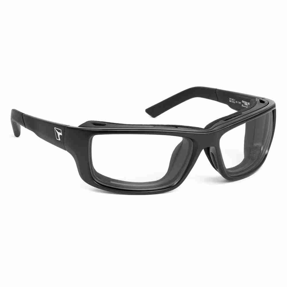 Notus Matte Black Clear Angle