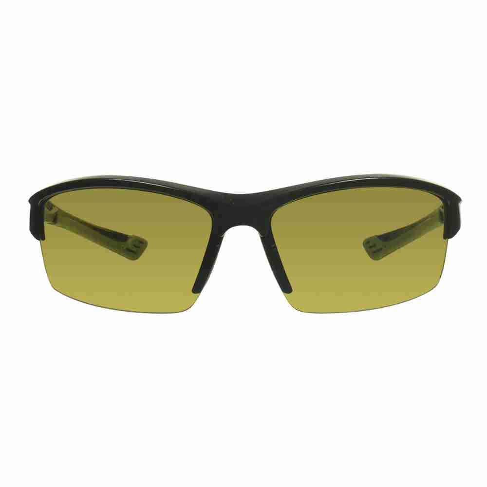 Glossy Black Green Smoke Front