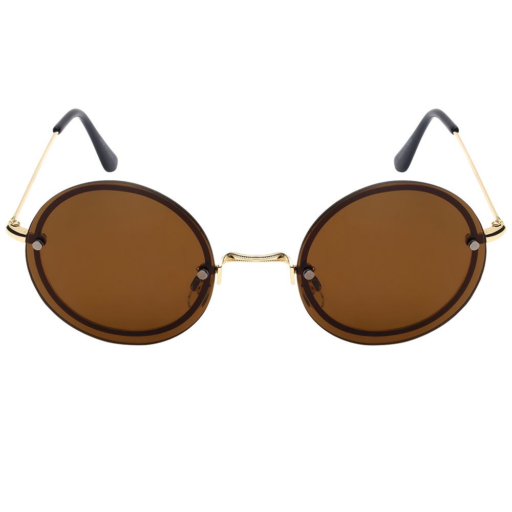 Gold Mirror Brown Front